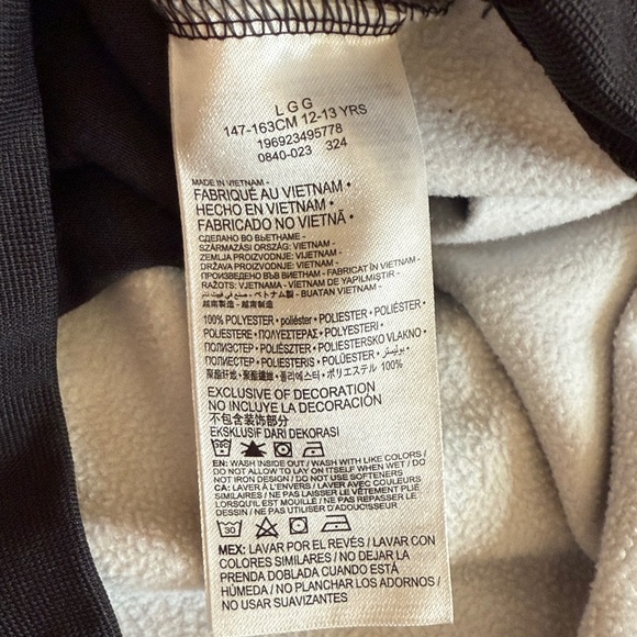 NIKE 3BRAND BY RUSSELL WILSON BIG BOYS SPECKLED PRINT FLEECE HOODIE SZ LARGE - Picture 11 of 12